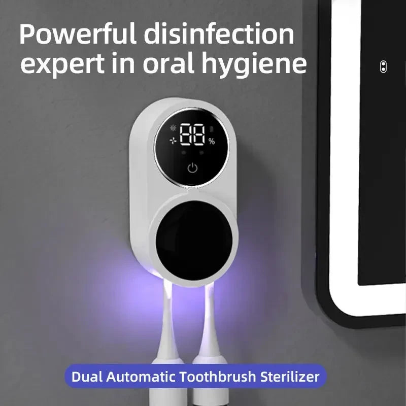 Portable Couple Toothbrush Sterilizer