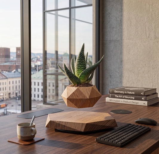 Magnetic Levitating Bonsai Pot