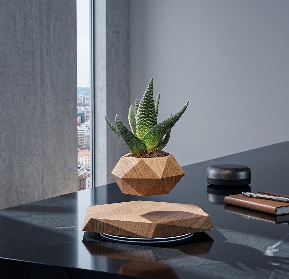 Magnetic Levitating Bonsai Pot
