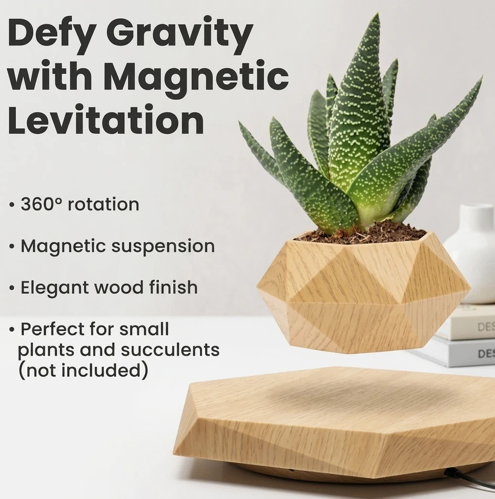 Magnetic Levitating Bonsai Pot