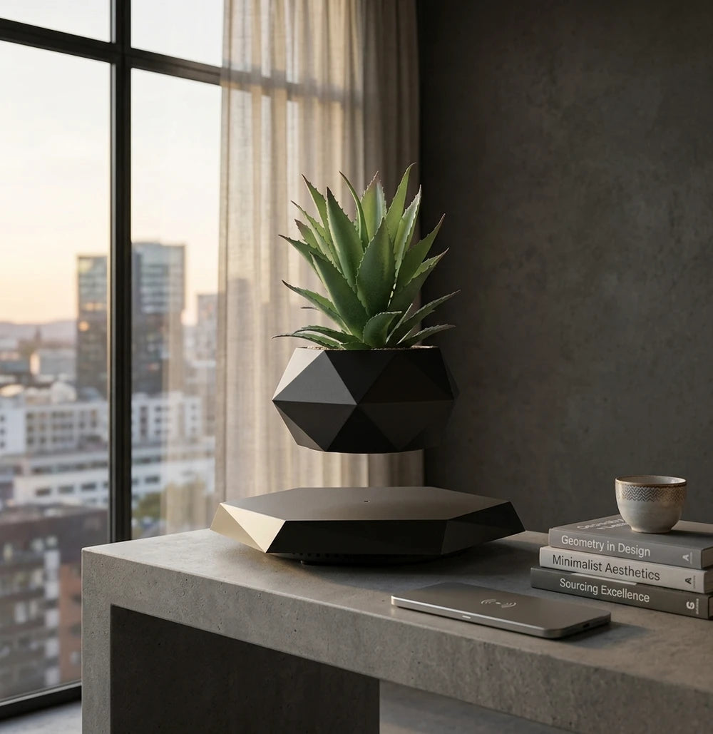 Magnetic Levitating Bonsai Pot
