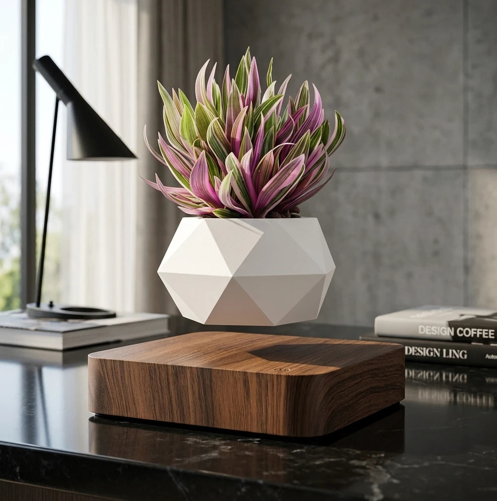 Magnetic Levitating Bonsai Pot