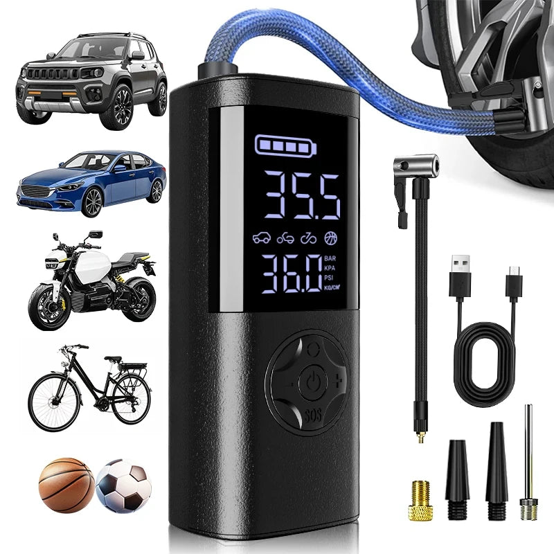 Portable Cordless Car Tire Inflator