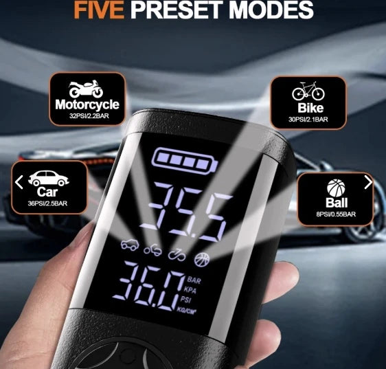 Portable Cordless Car Tire Inflator