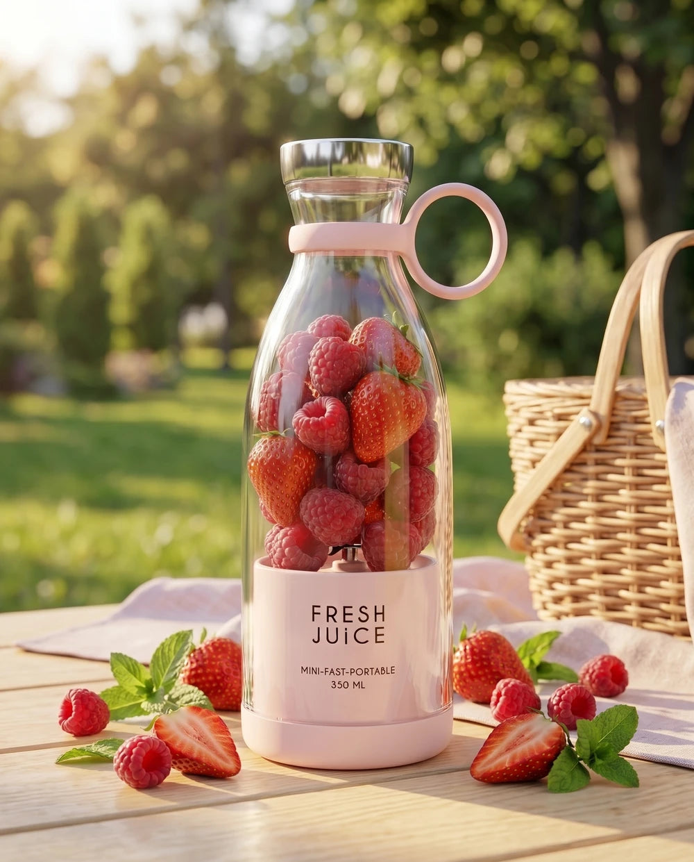 Portable Mini Electric Fruit Blender