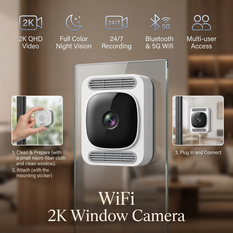 WiFi Window Security Camera