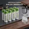 Type-C Rechargeable Lithium Battery Set