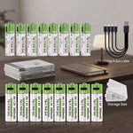 Type-C Rechargeable Lithium Battery Set