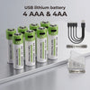 Type-C Rechargeable Lithium Battery Set
