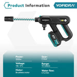 YOFIDRA Cordless High Pressure Car Washer