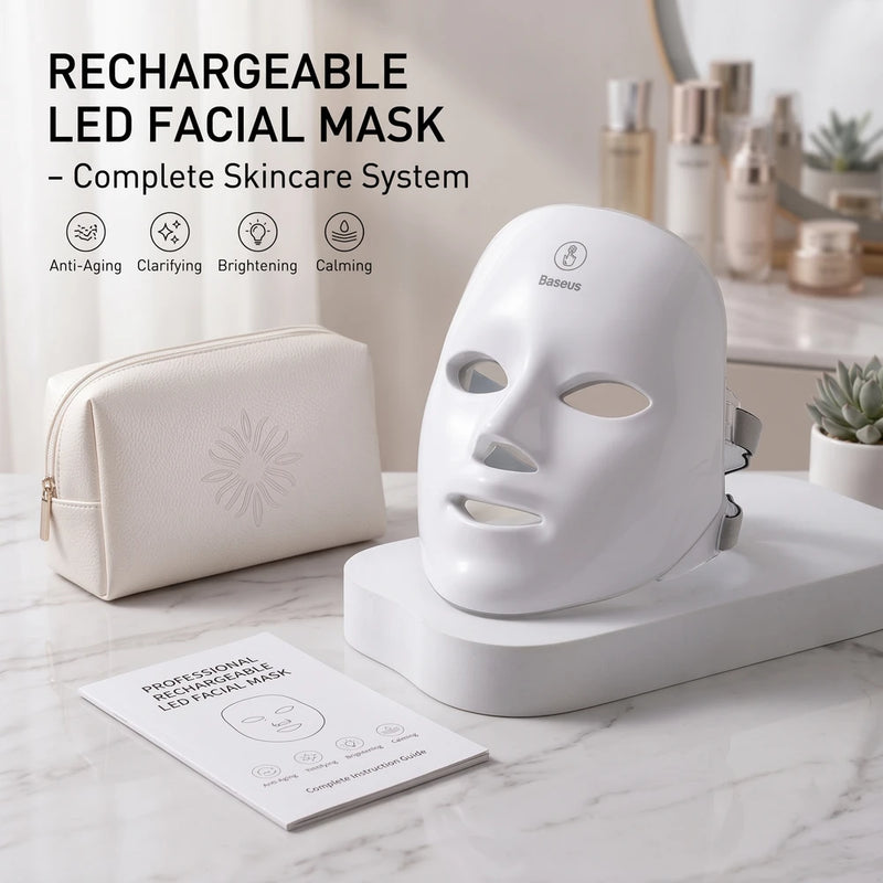 Rechargeable LED Facial Mask