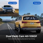 Dual Lens 4K Dash Cam