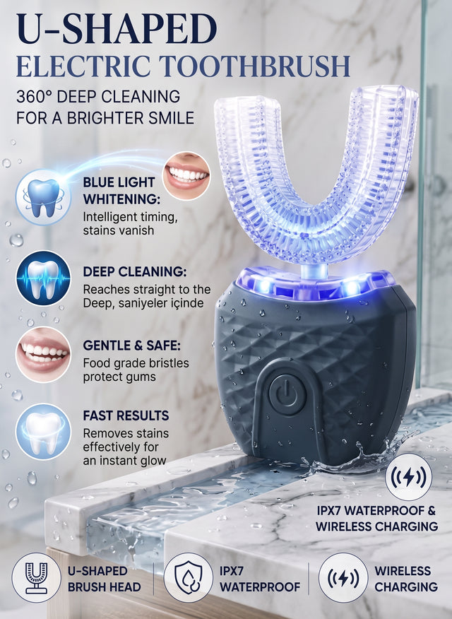 Automatic U Shaped Electric Toothbrush