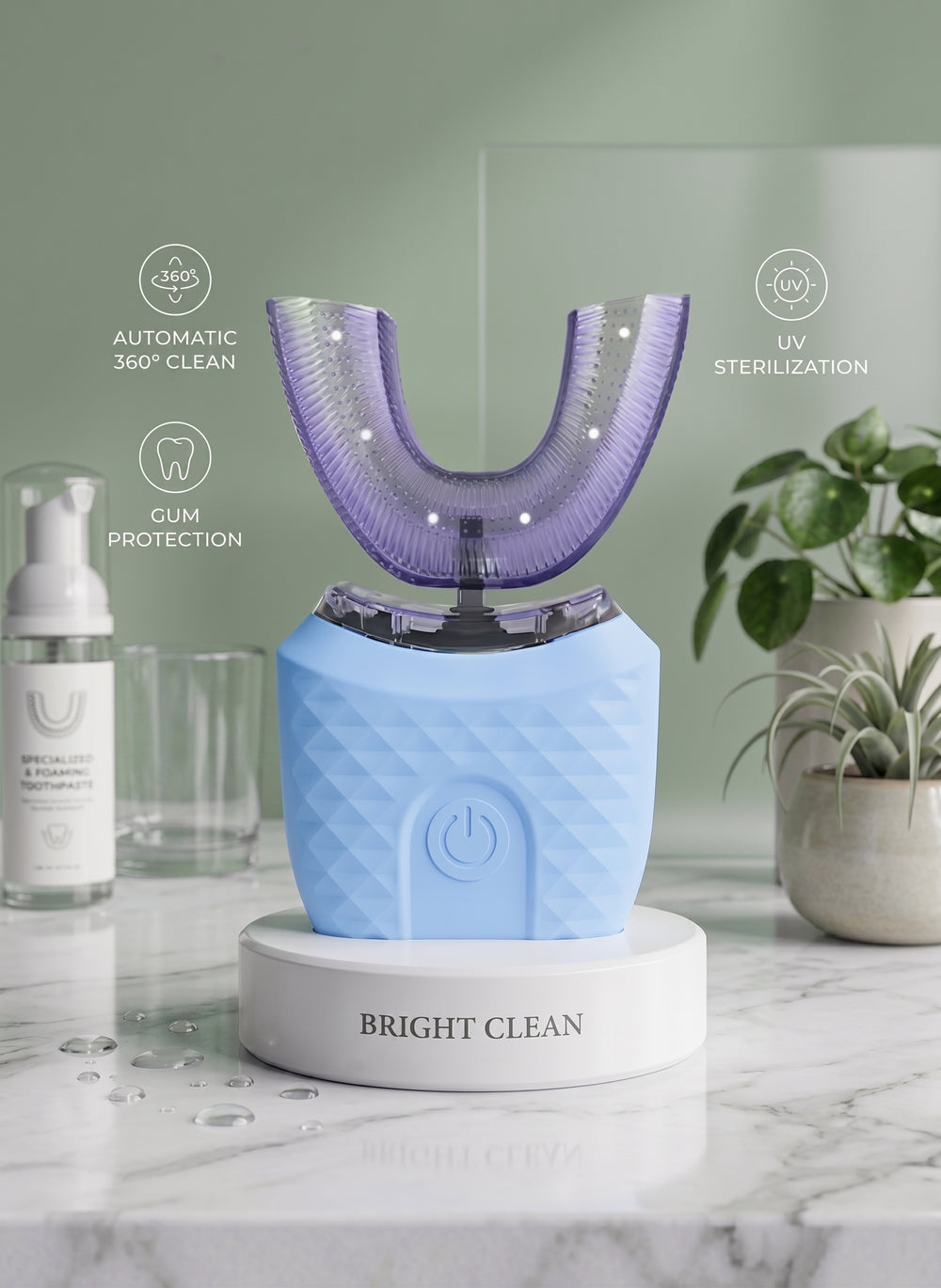 Automatic U Shaped Electric Toothbrush