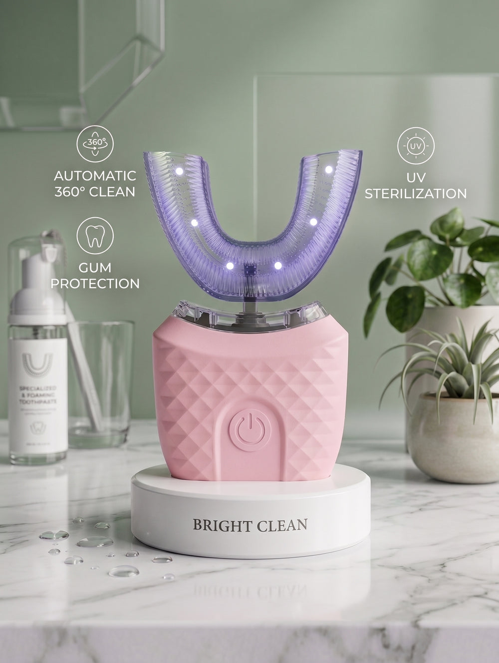 Automatic U Shaped Electric Toothbrush